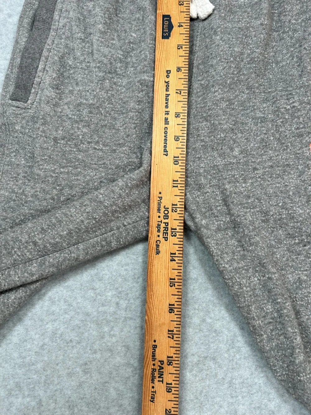 Puma Boys Jogger Sweatpants Gray‎ Orange Fleece Lined Elastic  Size XL 18-20